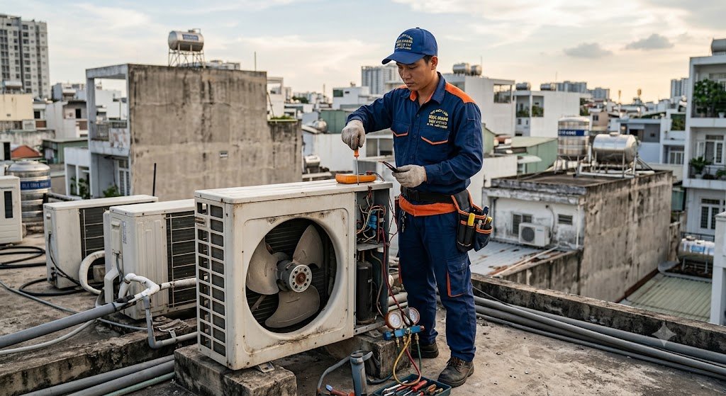 Hình ảnh bo mạch máy lạnh bị cháy hỏng nguồn