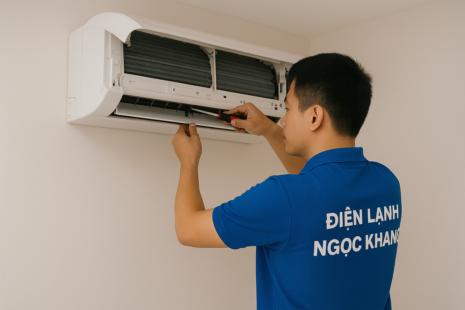 Bơm gas máy lạnh đầy đủ giúp máy lạnh sâu
